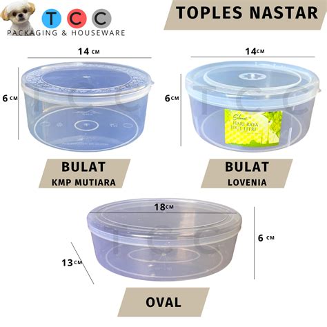 Jual Toples Nastar 1 2kg Toples Kue Kering Kmp Mutiara Sealware