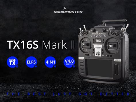 RadioMaster TX16S Mark II Radio Transmitter Hall Gimbals 40 OFF