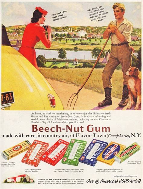 Beech Nut Gum Ad By Retroarama Chocolate Gum Vintage Candy Vintage Humor Vintage Ephemera