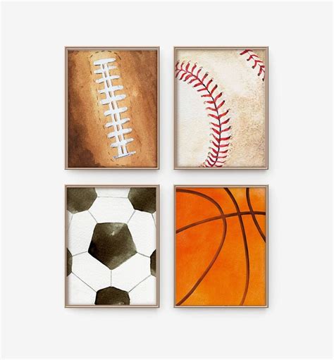 Sports Decor Boys Printable Wall Art Sport Wall Art Teen Etsy