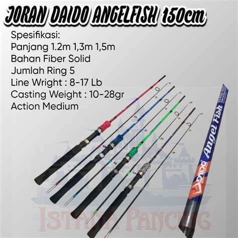 Jual Joran Daido Angel Fish Cm Fiber Solid Kekuatan Kg Pancing