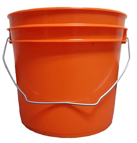 Bulk 1 Gallon Round Plastic Buckets W Wire Bale Handle 24 Pack