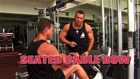 Seated Cable Row Exercise Youtube