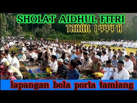 Edisi Lebaran Iring Iringan Takbiran Terpanjang Menjelang Sholat