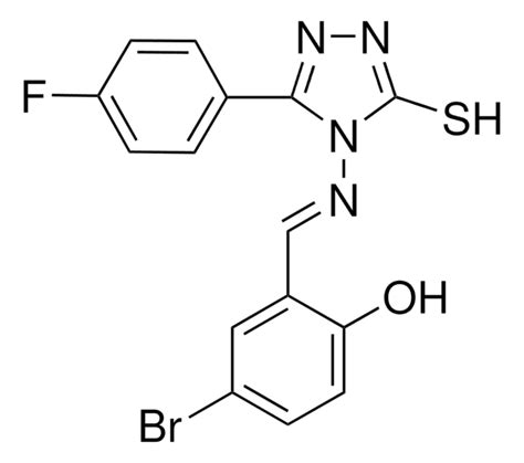 4 BR 2 3 4 F PH 5 MERCAPTO 4H 1 2 4 TRIAZOL 4 YL IMINO METHYL