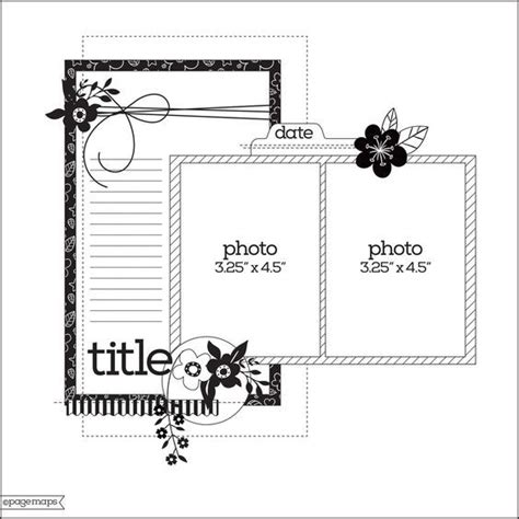 Pin By Terri Lynn On Lala Layouts In Scrapbook Sketches