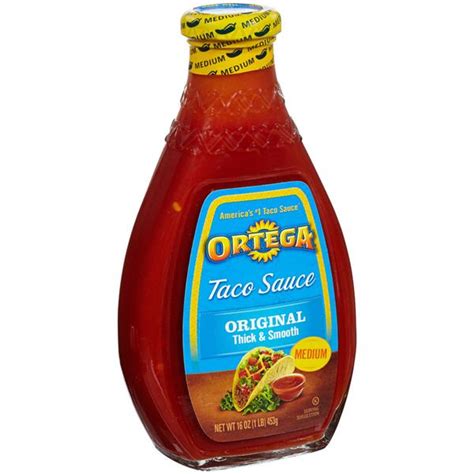 Ortega Original Medium Taco Sauce | Hy-Vee Aisles Online Grocery Shopping