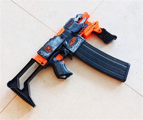 Modified Full Auto Nerf Stryfe From Pdk Films 7 Etsy