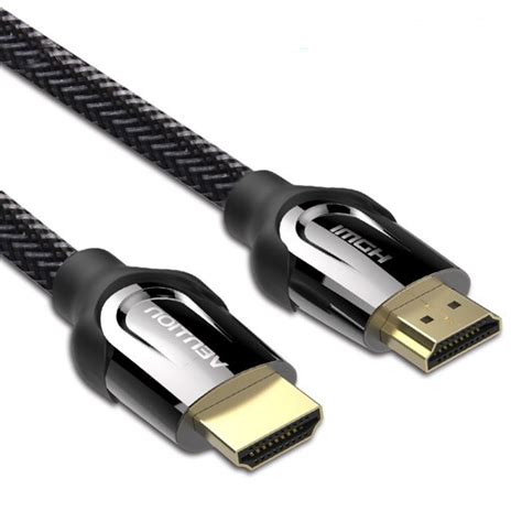 Vention Nylon Braided Hdmi Cable M Black Metal Type