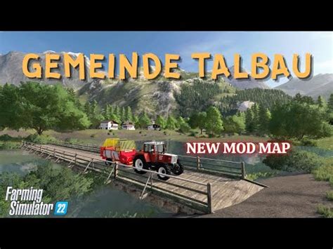 GEMEINDE TALBAU New Mod Map Tour Review On Farming Simulator 22 PS5