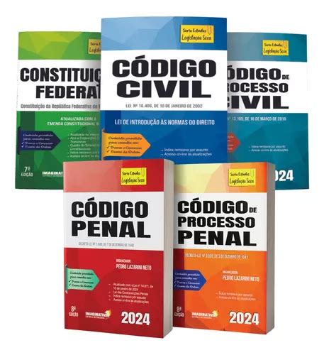 Combo Legislação Seca 2024 Constituição Federal Código Civil