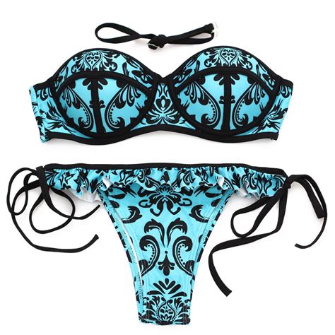 Buy 2017 New Sexy Halter Top Bikinis Women Swimwear