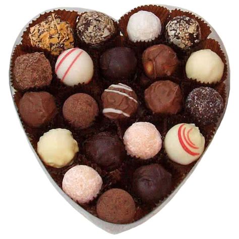 Natra Jacali Large Belgian Truffles Heart