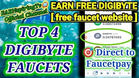 Top Free Digibyte Faucet Direct To Faucetpay Wallet Earnspiringtv