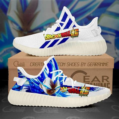 Beerus Yeezy Shoes Silhouette Dragon Ball Z Anime Shoes Fan MN04