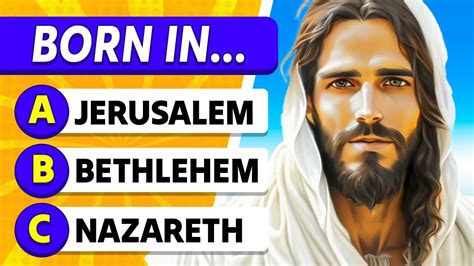 Test Your Biblical Knowledge Questions Bible Quiz Youtube