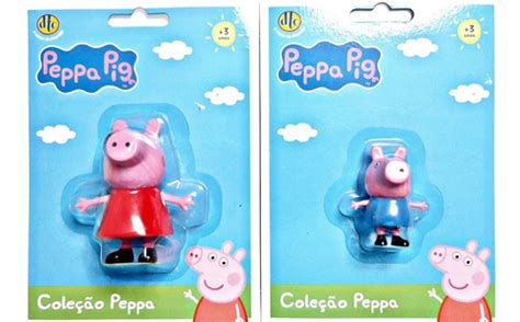 Kit Bonecos Peppa Pig E George Miniatura Cm Dtc Mercadolivre