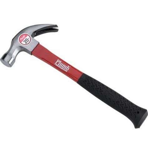 Plumb Curved Claw Hammer — 20 Oz Northern Tool