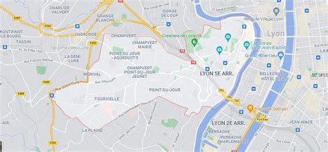 Carte Le E Arrondissement De Lyon O Se Trouve