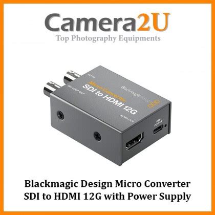 Blackmagic Design Micro Converter Sdi To Hdmi G Wpsu With Power