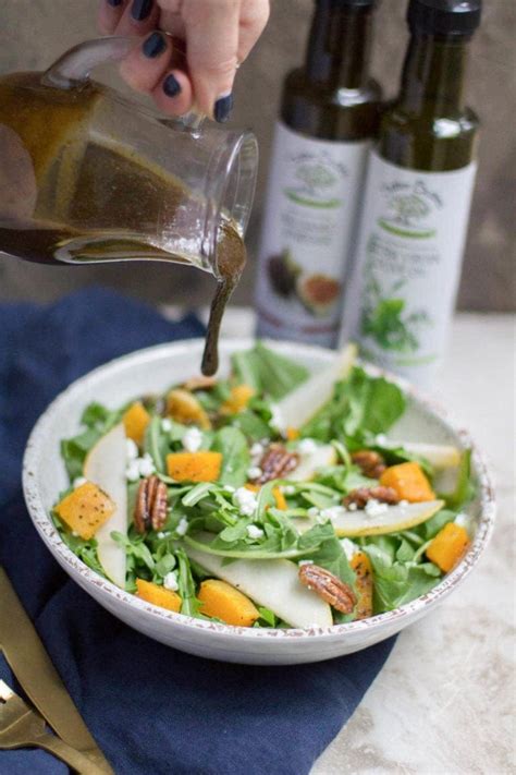 Fall Harvest Salad With Fig Balsamic Vinaigrette The Clean Eating Couple