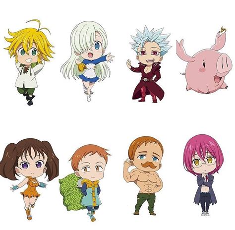 Pin By Juan Carlos On Dibujos Kawaii Anime Chibi Seven Deadly Sins