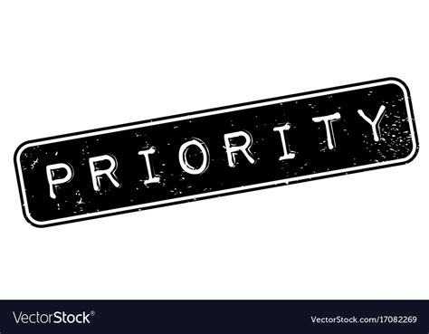 Priority Rubber Stamp Royalty Free Vector Image