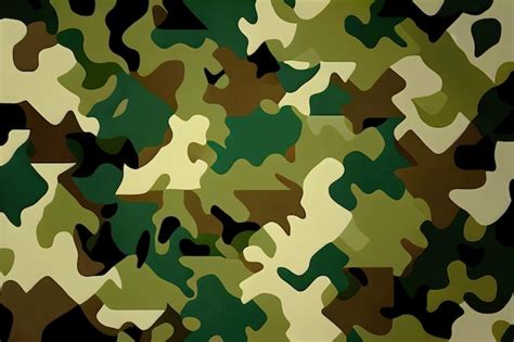 Motif De Camouflage Militaire Ou Fond De Couleur Camo Photo Premium