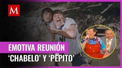 As Fue El Emotivo Reencuentro Entre Chabelo Y Pepito En Youtube