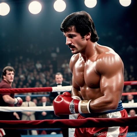 Rocky Balboa in Boxing Ring | Stable Diffusion Online