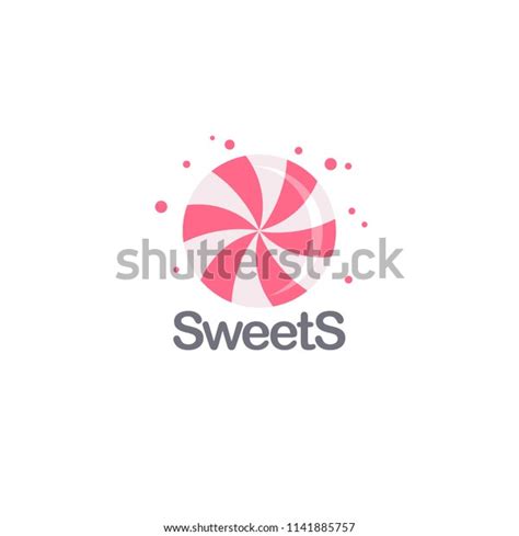 Vector Logo Design Template Candy Shop Stock Vector Royalty Free