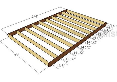 8x12 Lean to Shed Plans | HowToSpecialist - How to Build, Step by Step ...