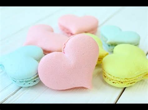 МАКАРОН в форме СЕРДЦЕ / HEART MACARONS - YouTube