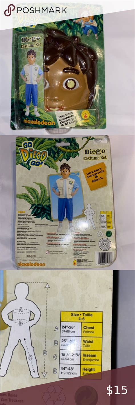 NEW - Go Diego Go Costume Set | Go diego go, Costumes, Mask for kids