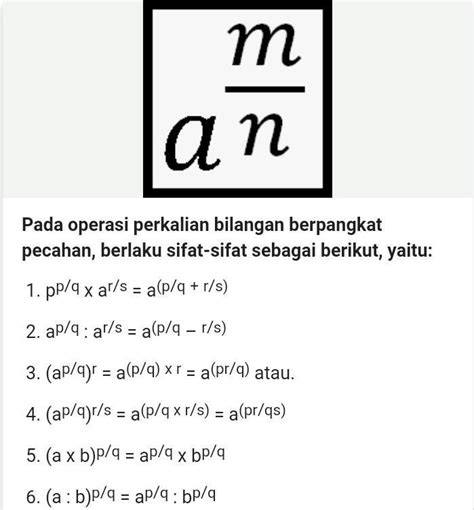 Cara Menghitung Pecahan Berpangkat Zona Edukasi NBKomputer