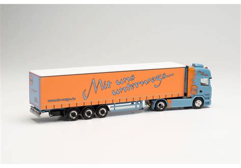 Herpa Scania R 13 TL Canvas Semitrailer MB Cargo 314800