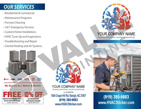 Hvac Maintenance Programs Brochure 07 Value Printing