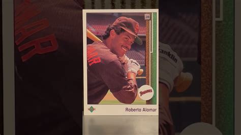 Roberto Alomar San Diego Padres 1989 Upper Deck Baseball Card Review