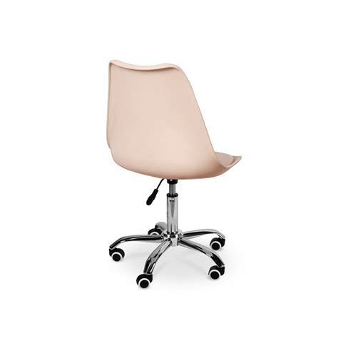 Cadeira Eiffel Office Base Giratória Nude