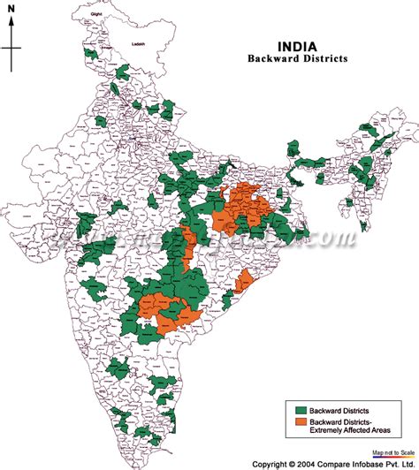 Backward Districts Of India Map India Economy Economics Maps Of India