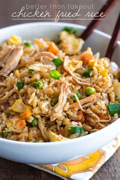 Better Than Takeout Chicken Fried Rice The Recipe Critic