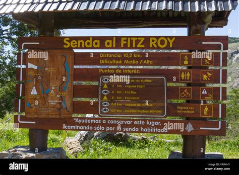 los glaciares national park map  res stock photography  images alamy