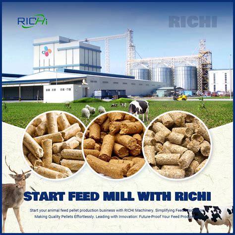 Ruminant Feed Pellet Production Line Pellet Richi