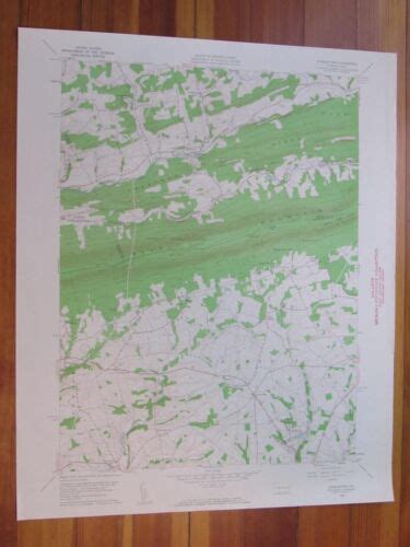 Kunkletown Pennsylvania 1962 Original Vintage USGS Topo Map EBay