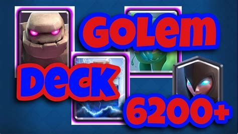 Best Golem Night Witch Lightning Deck Ladder Gameplay Trophies