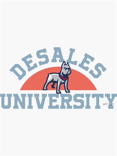 Desales University Dsu Sticker By Ari Yen Redbubble