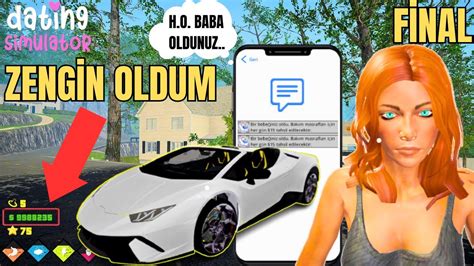 FİNALDE PARA HİLESİ İLE HERŞEYİ ALDIM VE BABA OLDUM DATING SIMULATOR