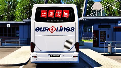 ETS2 Setra S 516 HD Milano Otogar çıkış Venedik Yolu Yollardayız