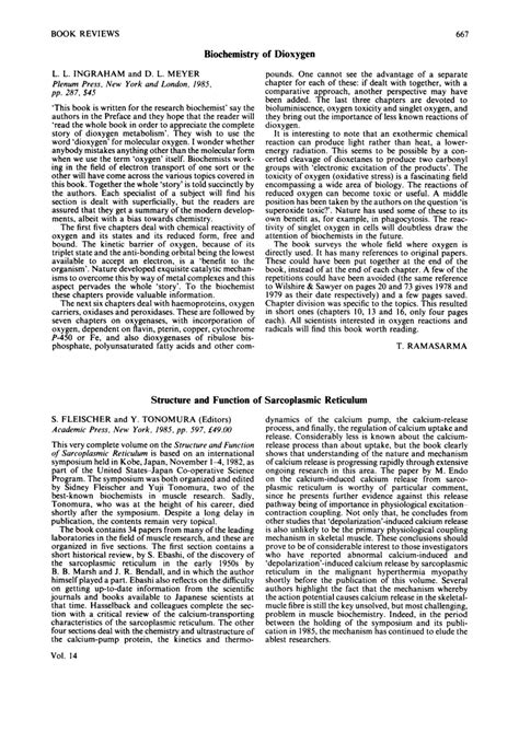 (PDF) Structure and Function of Sarcoplasmic Reticulum