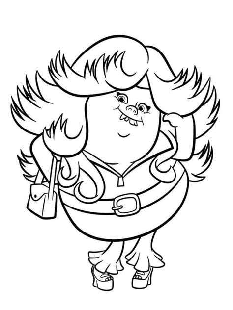 Bridget Trolls coloring page - Coloring pages 🎨